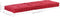 vidaXL - Palletvloerkussen - 120x40x7 - cm - katoen - bordeauxrood