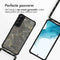iMoshion Hoesje Geschikt voor Samsung Galaxy S22 Hoesje Met Koord - iMoshion Design Hoesje met Koord - Zwart / Black Marble