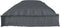 vidaXL - Ligbedkussen - voor - Bank - Antraciet - 150x40x8 - cm - Oxford - Stof