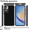 iMoshion Hoesje Geschikt voor Samsung Galaxy A55 Hoesje Shockproof - iMoshion Rugged Hybrid Carbon Case - zwart