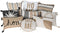 Kussen Home ESPRIT Beige Boho 45 x 5 x 45 cm