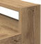 vidaXL - Keuken - Trolley - Artisan - Eiken - 60x45x80 - cm - Bewerkt - Hout