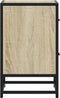 vidaXL - Nachtkastjes - 2 - st - 40x31x50 - cm - bewerkt - hout - sonoma - eikenkleurig