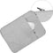 Lunso - Stijlvolle zachte neopreen sleeve hoes 13 inch - Lichtgrijs