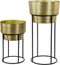 Light & Living Bloempot Nizi - Goud - Ø38cm - Modern - Kerst cadeau - Kerst cadeautjes - Cadeau vrouw - Cadeau man - Cadeau voor haar - Cadeau voor hem - Kerstcadeau - Kerst kado - Kado man - Kado vrouw