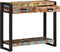 vidaXL - Console - Tafel - - - Meerkleurig - Massief - Gerecycled - Hout - en - Metaal