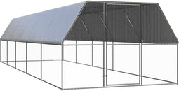 vidaXL - Kippenhok - 3x10x2 - m - gegalvaniseerd - staal