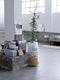 Bloomingville - Papieren zak - Waterafstotend - Wit/Zwart (8 stuks)