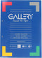 Gallery cursusblok, ft A4, 80 g/m², 2-gaatsperforatie, geruit 5 mm, 100 vel
