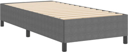 vidaXL - Bedframe - Lichtgrijs - 90x190 - cm - Corduroy - Stof