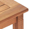 vidaXL Tuintafel 150x90x75 cm massief teakhout