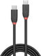 Lindy 36905 - USB 3.2 Gen2x2 USB-C kabel - 20 Gbps - Zwart 0.5m