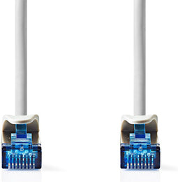 Nedis CAT6a netwerkkabel - S/FTP - RJ45 Male - RJ45 Male - 5.00 m - Snagless - Rond - LSZH - Grijs - Polybag