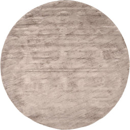 LABEL51 Velvy Vloerkleden - Bruin - Synthetisch - 200 cm - Rond