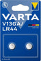 Varta V13GA - Alkaline knoopcel-batterij - 125mAh - Zilver (2 stuks)