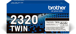 Brother TN-2320 - Toner Zwart 2-Pack (2 stuks)