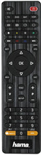 Hama 00012306 - Universele afstandsbediening voor 4 apparaten - Voorgeprogrammeerd voor 1000+ toestellen - Zwart