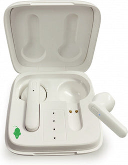 Greenmouse Wireless Headset BT - Draadloze In-ear Oordopjes - 12 uur afspelen - Wit