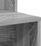 vidaXL - Kaptafel - Grijs - Sonoma - 78,5x37x154,5 - cm - Geëngineerd - Hout
