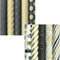 BERLIN en GATSBY cadeaupapier - Assortiment inpakpapier - 10 rollen 2 meter x 70 cm