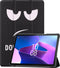 imoshion Tablet Hoes Geschikt voor Lenovo Tab M10 Plus (3rd gen) - imoshion Design Trifold Bookcase - Zwart /Don't touch