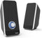 Hama Sonic LS-206 - 2.0-luidsprekers - 6W RMS - Zilver/Zwart