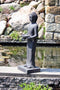 Stone-Lite Deco Tuinbeeld Boeddha black 735
