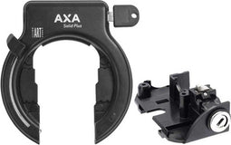 Axa Solid Plus Frame-/accuslotset Voor Bosch 2 Zilver