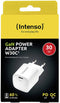 Intenso W30C² - Oplader - 30W USB-C Snel opladen - Wit
