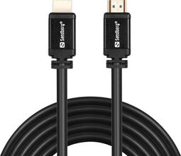 Sandberg 509-01 - HDMI kabel - 4K HDR - Zwart - 10 m
