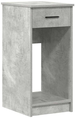 vidaXL - Computertorenstandaard - met - lade - 35x45x77 - cm - betongrijs