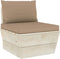 vidaXL - Palletkussens - 2 - st - oxford - stof - taupe
