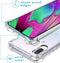 iMoshion Hoesje Geschikt voor Samsung Galaxy A40 Hoesje Met Koord - iMoshion Design Hoesje met Koord - Goud / Transparant / Stars Gold Transparant