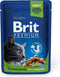 Brit Premium - Natvoer - Gesteriliseerde Kat - Zakje - Kip Plakjes - 100GR - 1ST