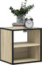 vidaXL - Nachtkastjes - 2 - st - wandgemonteerd - 40x31x39,5cm - sonoma - eikenkleur