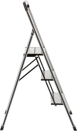 Escalo Aluminium huishoud trapladder SPACE met 3 grote antisliptreden treden