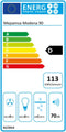 Conventionele Afzuigkap Mepamsa 110.0150.999 90 cm 400 m3/h 71 dB 280W Staal