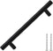 vidaXL - Handvatten - 10 - st - 160 - mm - roestvrij - staal - zwart