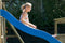 Swing King glijbaan 3 meter - geel