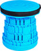 Opvouwbare kruk extra strong vol blauw per 2 - telescopische kruk - 250 kg - inklapbare kruk - draagbaar - kampeerstoel - opstapkrukje