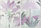 Schilderij DKD Home Decor 103,5 x 4,5 x 144 cm Tropisch (2 Stuks)