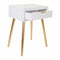 Nachtkastje Alexandra House Living Gouden 39 x 67 x 47 cm