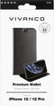 Vivanco PWVVIPH12M/PBK Booklet Apple iPhone 12, iPhone 12 Pro Zwart