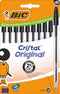 BIC Cristal Original Balpen - Zwart - Doos van 10 - Medium Punt 1,0 mm
