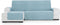 Hoes voor chaise longue met korte armleuning links Eysa MONTBLANC Turkoois 100 x 110 x 290 cm