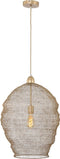 Light & Living Hanglamp Nikki - Brons - Ø45cm - Modern - Hanglampen Eetkamer, Slaapkamer, Woonkamer