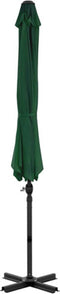 vidaXL - Zweefparasol - met - aluminium - paal - 300 - cm - groen