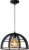 Lucide DIKRA - Hanglamp - Ø 40 cm - 1xE27 - Dimbaar - Zwart