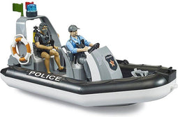 Bruder Politieboot met Politieagent - Geschikt voor in water