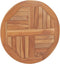 vidaXL - Tafelblad - rond - 2,5 - cm - 60 - cm - massief - teakhout